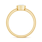 Rosec Jewels-IGI Certified 1 Carat Marquise Lab Grown Diamond Engagement Ring in Bezel Setting