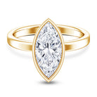 Rosec Jewels-IGI Certified 3 Carat Solitaire Lab Grown Diamond Marquise Cut Engagement Ring