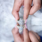IGI Certified 3 Carat Lab Grown Diamond Marquise Bridal Wedding Ring Set Lab - ( E-VS1 ) - Rosec Jewels