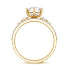 Rosec Jewels-IGI Certified 3 Carat Lab Grown Diamond Marquise Bridal Wedding Ring Set