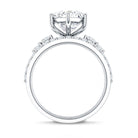 Rosec Jewels-IGI Certified Lab Grown Diamond 4 Carat Marquise Engagement Ring with Wedding Band