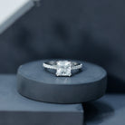 Rosec Jewels-2 Carat Lab Grown Diamond Princess Cut Engagement Ring IGI Certified