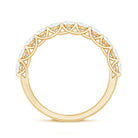 1.25 CT Zircon Half Eternity Ring AAAA - Rosec Jewels