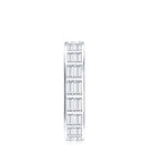 3 CT Cubic Zirconia Two Row Eternity Wedding Band Ring AAAA - Rosec Jewels
