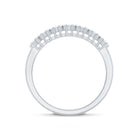 Certified Diamond Cluster Anniversary Ring Natural - ( HI-SI ) - Rosec Jewels