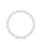 1.25 CT Marquise and Round Cut Zircon Full Eternity Ring AAAA - Rosec Jewels