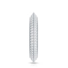 Pave Set Moissanite Eternity Band with Milgrain Detailing D-VS1 - Rosec Jewels