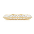 Pave Set Moissanite Eternity Band with Milgrain Detailing D-VS1 - Rosec Jewels