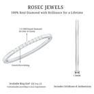 Rosec Jewels-Minimalist Diamond Stackable Ring for Women