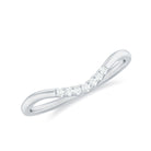 Rosec Jewels-Natural Diamond Curved Enhancer Ring for Women
