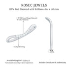 Rosec Jewels-Natural Diamond Curved Enhancer Ring for Women