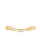 Rosec Jewels-Natural Diamond Curved Enhancer Ring for Women
