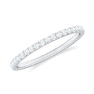 Rosec Jewels-0.25 CT Stackable Diamond Eternity Ring in Fish Tail Setting