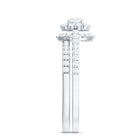 1.50 CT Zircon Statement Wedding Ring Set AAAA - Rosec Jewels