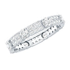 Full Eternity Lab Grown Diamond Wedding Band For Women Lab - ( EF-VS ) - Rosec Jewels