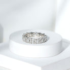 Rosec Jewels-Full Eternity Lab Grown Diamond Wedding Ring For Her