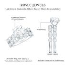 Rosec Jewels-Diamond Designer Marriage Ring Set For Women
