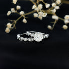 Rosec Jewels-Diamond Designer Marriage Ring Set For Women