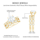 Rosec Jewels-Diamond Designer Marriage Ring Set For Women