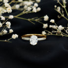 Rosec Jewels-Certified 7X9 MM Lab Grown Diamond Oval Engagement Ring