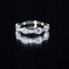 Lab Grown Diamond Stackable Eternity Ring For Women Lab - ( EF-VS ) - Rosec Jewels