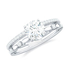 Rosec Jewels-Brilliant Cut Lab Grown Diamond Designer Engagement Ring