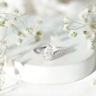 Rosec Jewels-Diamond Teardrop Designer Engagement Ring