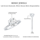 Rosec Jewels-Brilliant Cut 2 Carat Lab Grown Diamond Solitaire Engagement Ring