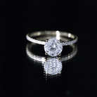 Certified 9 MM Lab Grown Solitaire Diamond Engagement Ring Lab - ( EF-VS ) - Rosec Jewels