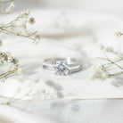 Lab Grown Diamond Wedding Ring Set with Certificate Lab - ( EF-VS ) - Rosec Jewels