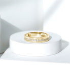Certified Lab Grown Diamond Mens Wedding Band Lab - ( EF-VS ) - Rosec Jewels