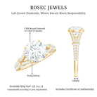 Rosec Jewels-Certified Brilliant Cut Diamond Split Shank Engagement Ring
