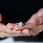 Rosec Jewels-Women Lab Grown Diamond Celtic Knot Engagement Ring