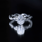 7X9 mm Lab Grown Diamond Oblong Engagement Ring Lab - ( EF-VS ) - Rosec Jewels