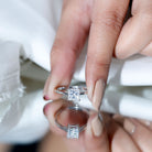 Rosec Jewels-Certified Lab Grown Diamond 6 mm Square Cut Engagement Ring