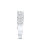 Brilliant Cut Lab Grown Diamond Classic Wedding Band Ring Lab - ( EF-VS ) - Rosec Jewels