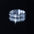 Lab Grown Diamond Twisted Rope Band with Accents Lab - ( EF-VS ) - Rosec Jewels