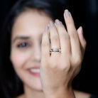 Rosec Jewels-Lab Grown Diamond Twisted Rope Band with Accents