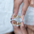 Rosec Jewels-Lab Grown Diamond Heart Promise Ring With Side Stones