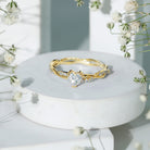 Rosec Jewels-5 MM Heart Shaped Diamond Ring For Women