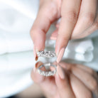 Rosec Jewels-Designer Lab Grown Diamond Wedding Band For Women