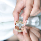 Rosec Jewels-Designer Lab Grown Diamond Wedding Band For Women