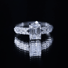 2 Carat Lab Grown Diamond Ring For Women With Certificate Lab - ( EF-VS ) - Rosec Jewels
