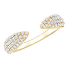 Lab Created Diamond Wedding Wrap Ring For Women Lab - ( EF-VS ) - Rosec Jewels