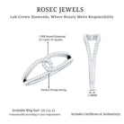 Rosec Jewels-Brilliant Cut Lab Created Diamond Knot Anniversary Ring for Her