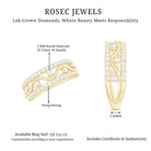 Rosec Jewels-Womens Lab Created Diamond Wedding Band With Certificate