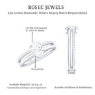 Rosec Jewels-5X7 MM Oval Cut Diamond Solitaire Promise Ring For Her