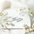 Marquise Shape Lab Grown Diamond Solitaire Ring With Certificate Lab - ( EF-VS ) - Rosec Jewels