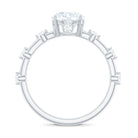 Rosec Jewels-Round Brilliant Cut Lab Grown Diamond Traditional Engagement Ring