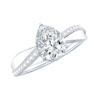 Rosec Jewels-Pear Cut Diamond Classic Engagement Ring